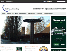 Tablet Screenshot of haslevantennelaug.dk